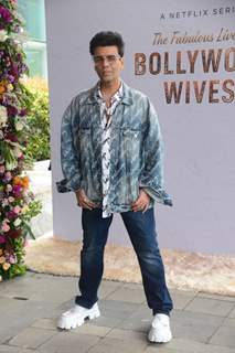 Karan Johar spotted at the launch for Fabulous Lives of Bollywood Wives Season 2 