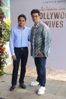Karan Johar and Apoorva Mehta spotted at the launch for Fabulous Lives of Bollywood Wives Season 2 