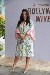 Neha Dhupia spotted at the launch for Fabulous Lives of Bollywood Wives Season 2 