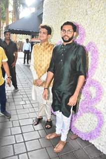 Aaditya Thackeray spotted Arpita Khan's house for Ganpati Darshan