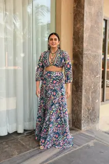 Huma Qureshi spotted promoting Maharani 2 in the city
