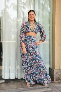 Huma Qureshi spotted promoting Maharani 2 in the city