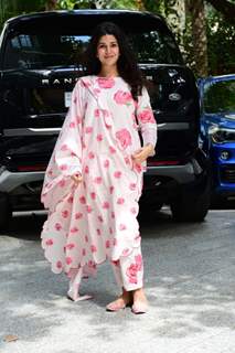 Nimrat Kaur spotted at Maddock Office in Santacruz