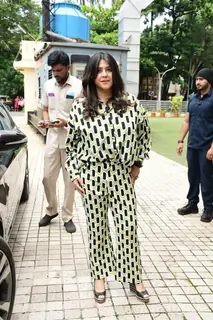 Ekta Kapoor spotted at Trailer launch of Goodbye 