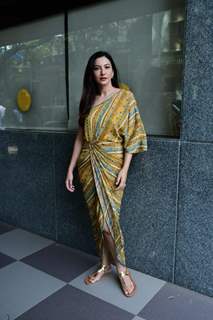 Gauahar Khan spotted promoting her latest song Baarish Mein Tum 