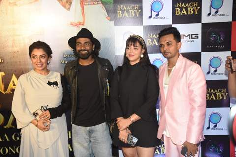 Remo D'souza, Lizelle D'Souza and Rupali Ganguly  spotted at Naach Baby song launch