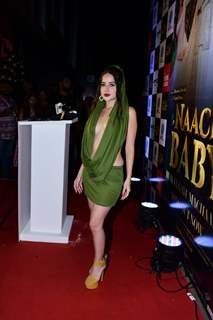 Urfi Javed spotted at Naach Baby song launch 