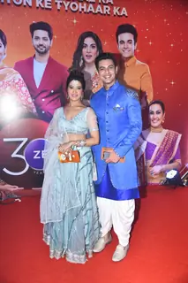 Vishal Gandhi clicked at the Zee Rishtey Awards 2022