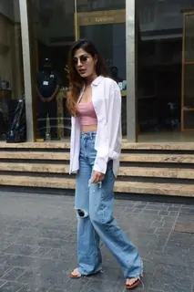 Rhea Chakraborty spotted in Bandra