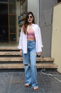 Rhea Chakraborty spotted in Bandra