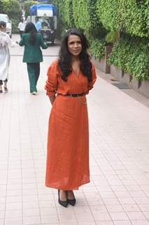 Mona Singh spotted promoting her short film Ek Chup in Juhu 