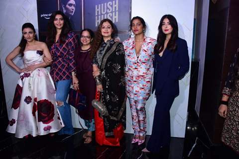 Soha Ali Khan, Karishma Tanna, Tanuja Chandra, Ayesha Jhulka, Shahana Goswami, Kritika Kamra snapped at Hush Hush trailer launch at JW Marriott in Juhu