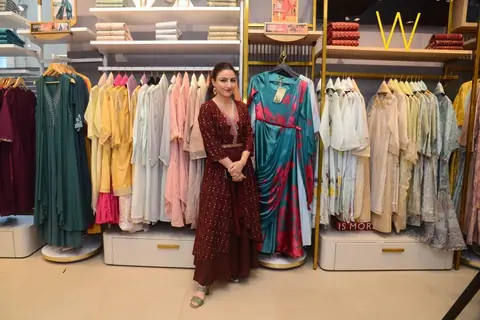 Soha Ali Khan clicked at W store launch in the city 