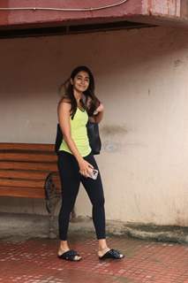 Pooja Hegde Snapped at Gym in Santacruz