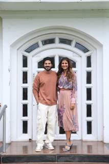 Shreya Dhanwanthary, Dulquer Salmaan Spotted promoting their film Chup at Taj Lands End In Bandra