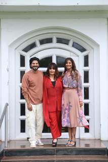 Shreya Dhanwanthary, Dulquer Salmaan & Pooja Bhatt Spotted promoting their film Chup at Taj Lands End In Bandra