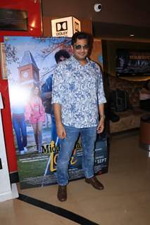 Mukesh Chhabra snapped at Middle Class Love premiere in Juhu