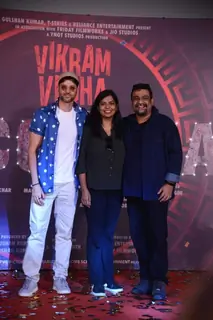 Hrithik Roshan and Gayatri-Pushkar attend the song launch of ‘Alcoholia’ from their film Vikram Vedha