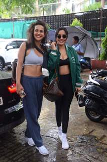 Aisha Sharma, Neha Sharma spotted in Bandra