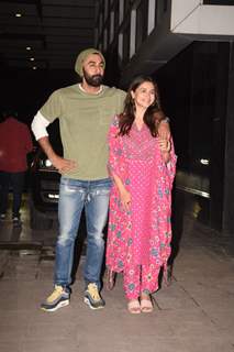 Alia Bhatt, Ranbir Kapoor spotted at Dharma production in Andheri 