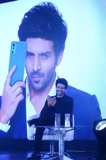Kartik Aaryan spotted at the launch of LAVA smarthphone at the JW Marriott in Juhu