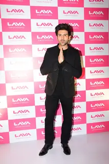 Kartik Aaryan spotted at the launch of LAVA smarthphone at the JW Marriott in Juhu