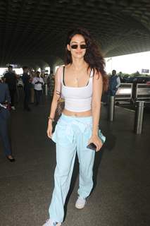 Disha Patani spotted at the Mumbai airport