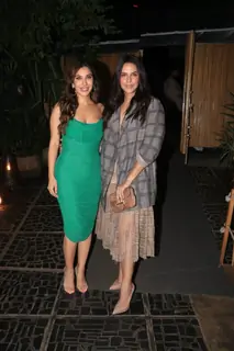 Sophie Choudry and Neha Dhupia snapped at Gori Hai Kalaiyaan song success bash in Mumbai