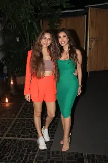 Sophie Choudry and Anusha Dandekar snapped at Gori Hai Kalaiyaan song success bash in Mumbai
