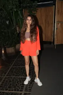 Anusha Dandekar snapped at Gori Hai Kalaiyaan song success bash in Mumbai