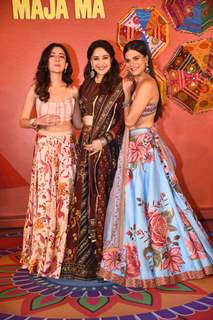 Madhuri Dixit, Barkha Singh, Srishti Srivastava spotted at trailer launch of film Maja Ma 