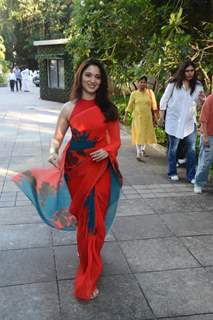 Tamannaah Bhatia spotted for special screening of Babli Bouncer