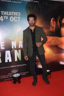 Sharad Kelkar snapped at the trailer launch of his upcoming film Code Name: Tiranga