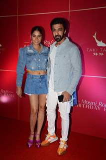 Ashish Chowdhry spotted at Mouni Roy Birthday Bash 