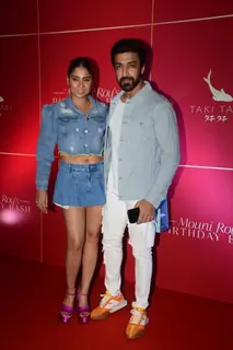 Ashish Chowdhry spotted at Mouni Roy Birthday Bash 