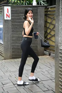 Anjini Dhawan spotted in Bandra