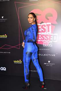 Esha Gupta snapped attending the GQ Best Dressed Awards 2022