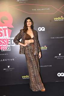 Sanjana Sanghi snapped attending the GQ Best Dressed Awards 2022