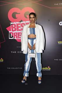 Shriya Pilgaonkar snapped attending the GQ Best Dressed Awards 2022