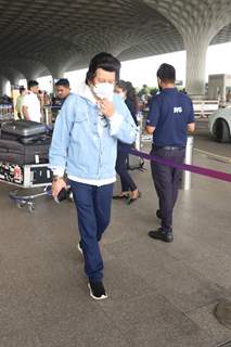 Pankaj Udhas spotted at the Mumbai airport