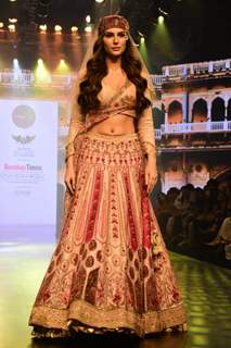 Elnaaz Nourozi clicked at the Bombay Times Fashion Week 2022