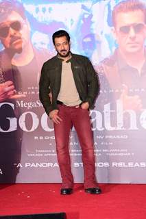 Salman Khan snapped at Hindi trailer launch of Godfather at PVR Juhu