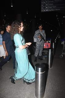 Kangana Ranaut spotted at the Mumbai airport