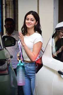 Ananya Panday spotted in Bandra