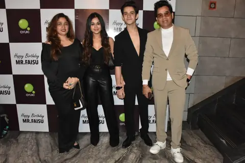 Jannat Zubair Rahmani, Ayaan Zubair Rahmani spotted at Faisal Shaikh birthday Party 