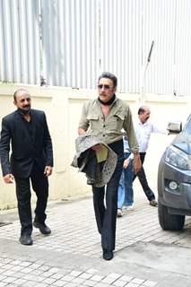 Jackie Shroff snapped at the trailer launch of PhoneBhoot at Juhu PVR