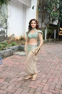 Rubina Dilaik spotted on the set of Jhalak Dikhhla Jaa 10 