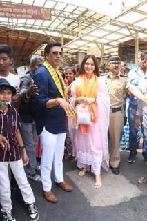 Tamannaah Bhatia and Madhur Bhandakar spotted at Siddhivinayak temple to seek blessings