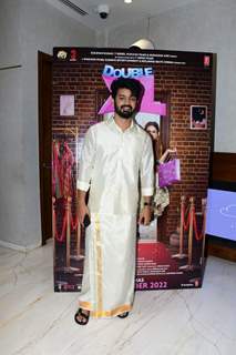 Celebs snapped at the trailer launch of Double XL at T-Series Office in Andheri 