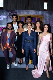 Neil Bhoopalam, Prateik Babbar, Sayani Gupta, Rajeev Siddharth, Kirti Kulhari, Maanvi Gagroo, VJ Bani spotted at the trailer launch of Four More Shots Please Season 3